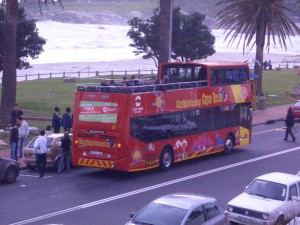 tourist bus @ Camps Bay, Cape Town
